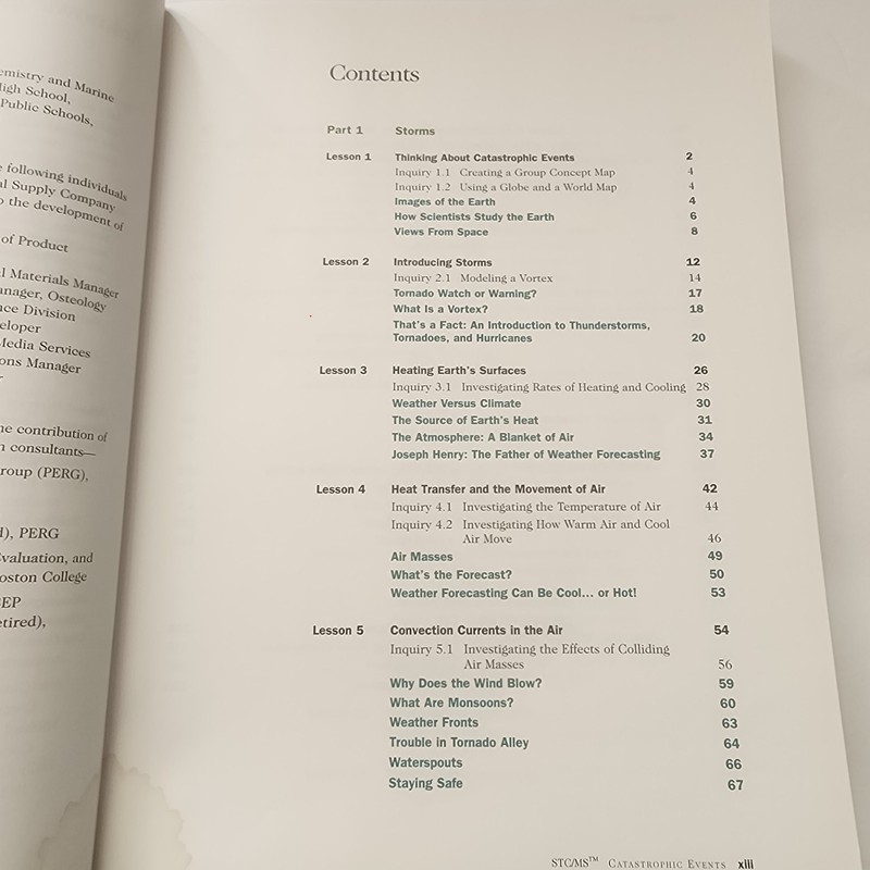 NSRC Middle school Science Student text Guide & Source Book Middle Smithsonian gallery