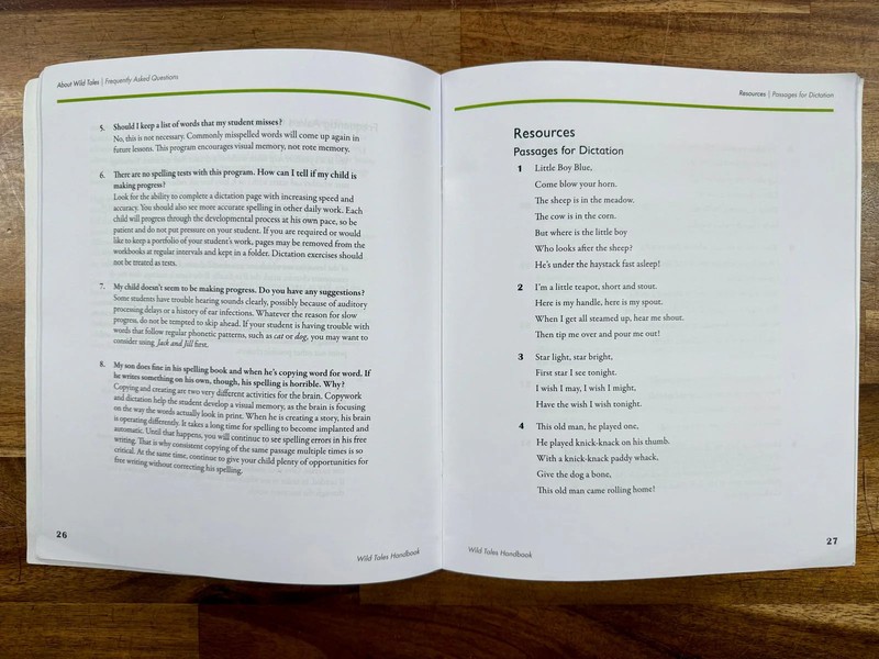 Spelling You See Level C Wild Tales Instructor's Handbook - VG gallery