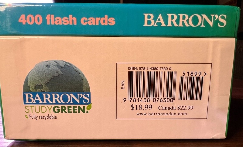 Barron's Test Prep Ser.: AP World History Flash Cards by Kate Caporusso and... gallery
