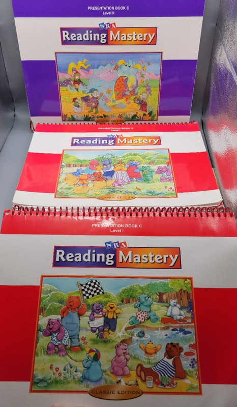 SRA Reading Mastery Classic Edition Teacher Presentation Books Set of 3