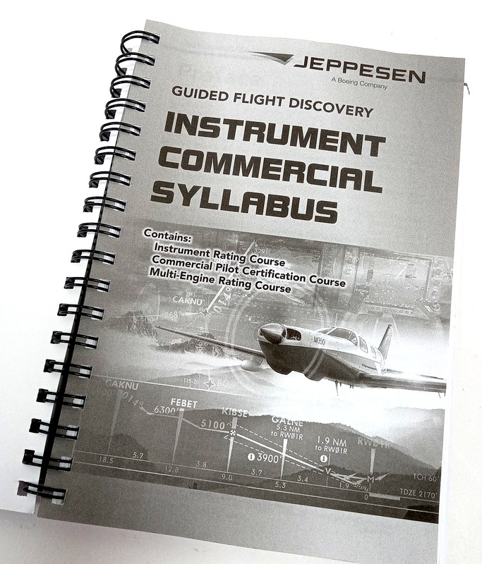 Jeppesen Instrument Commercial Syllabus Spiral Softcover gallery