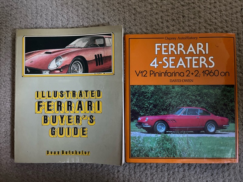 Ferrari 4-Seaters Osprey Auto History & Illustrated Ferrari Buyer’s Guide Books