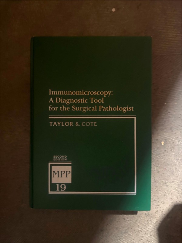Immunomicroscopy: A Diagnostic Tool for the Surgical Pathologist Subsequent Edit