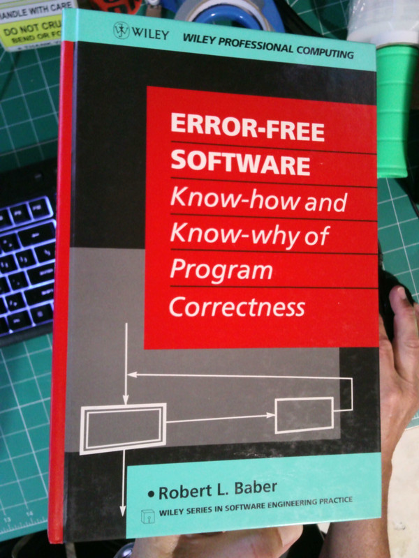 Error Free Software: Know How and Know Why of Pr… by Baber, Robert L. Hardback