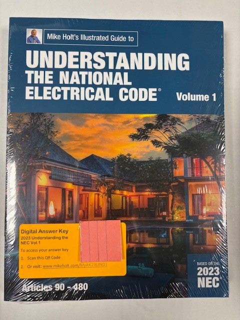 Mike Holts 2023 Understanding the NEC VOL 1 Textbook Art 90-480 BRAND NEW SEALED