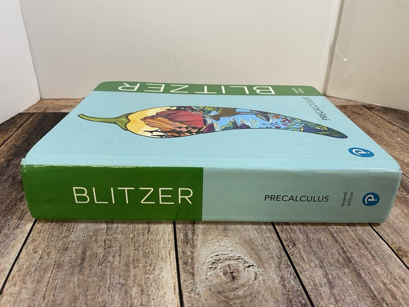 Precalculus 7th Edition Hardcover Textbook by Blitzer HC Book Pearson Very Good gallery