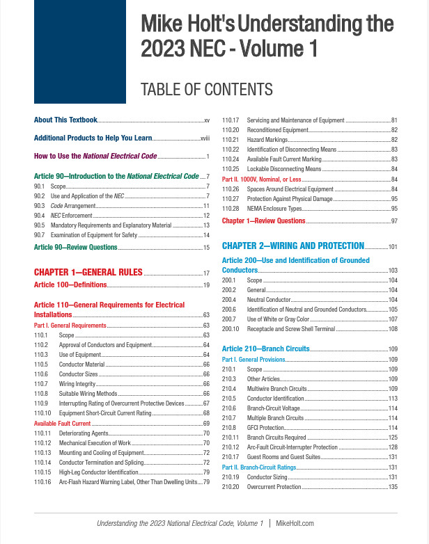 Mike Holt's 2023 Understanding the NEC Complete DVD Training Library gallery