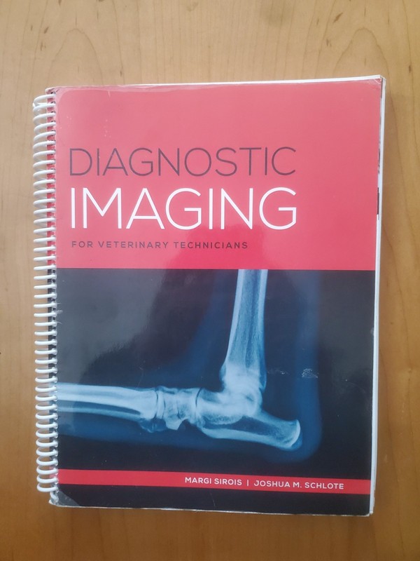 Sirois & Schlotte DIAGNOSTIC IMAGINF FOR VETERINARY TECHS ppbk 2016 GOOD