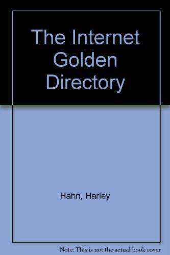 The Internet Yellow Pages – Paperback By Hahn, Harley – GOOD