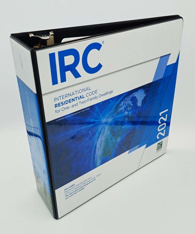 2021 International Residential Code, Loose-Leaf Version by ICC – USED