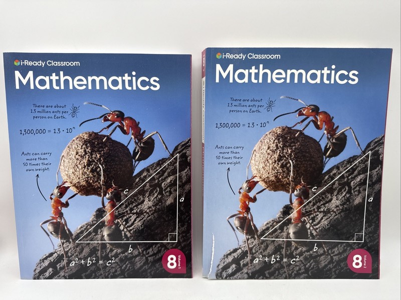 i-Ready Classroom Mathematics Grade 8 Student Texts Volume 1 & 2 – 8th Grade