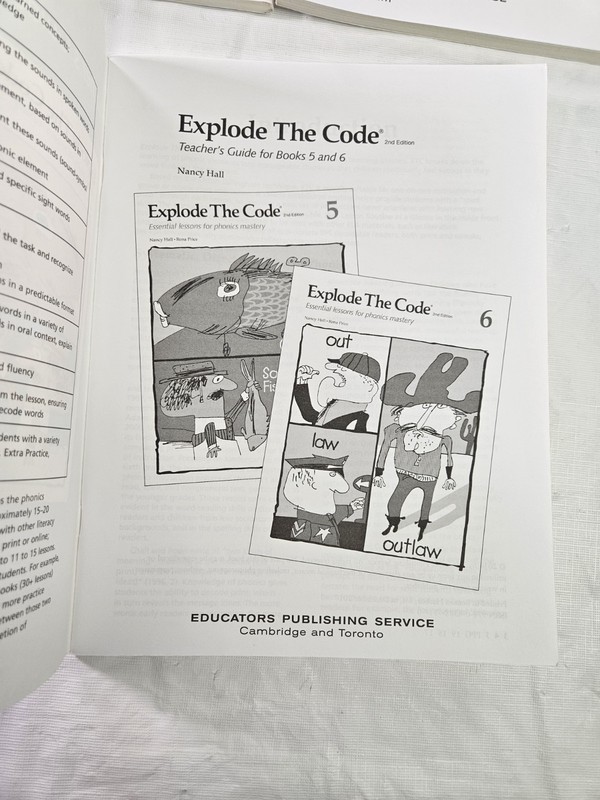 Explode The Code Teacher's Guide 5 6 Student 5 6 Set 3 Phonics Homeschool gallery