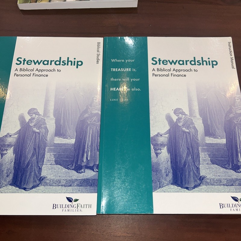Stewardship Instruction Manual Biblical Studies Book Homeschool Curriculum Demme