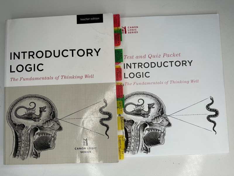 Introductory Logic Canon Logic Teacher Edition and Test/Quiz Packet