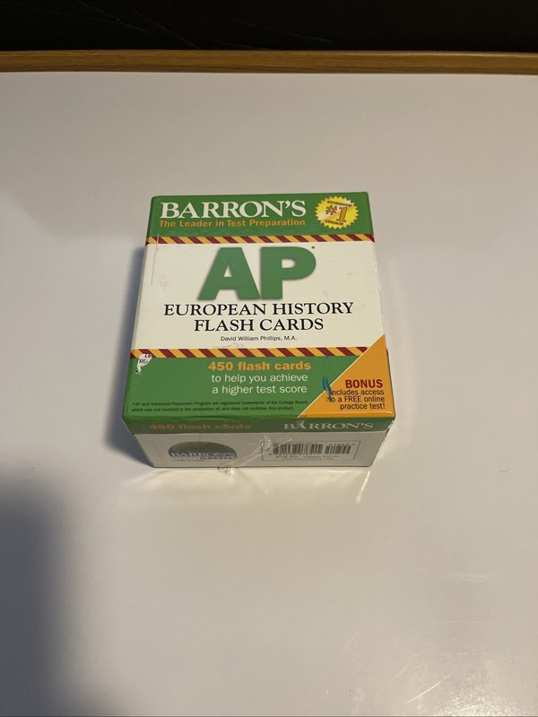 Barron’s AP World History Flash Cards Set 3rd Edition 400 Flash Cards