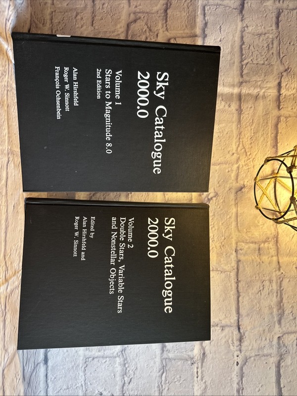 Sky Catalogue 2000 Volume 1 &2 Stars to Magnitude 8 Double Stars 2nd Edit. LNEW