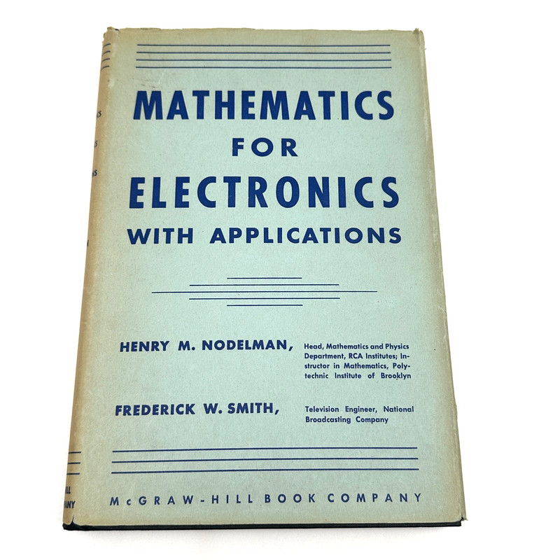 Mathematics for Electronics with Applications 1956 McGraw Hill Engineering