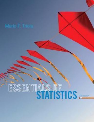 Triola: Essentials of Statistics_5 [With CDROM] by Triola, Mario F.