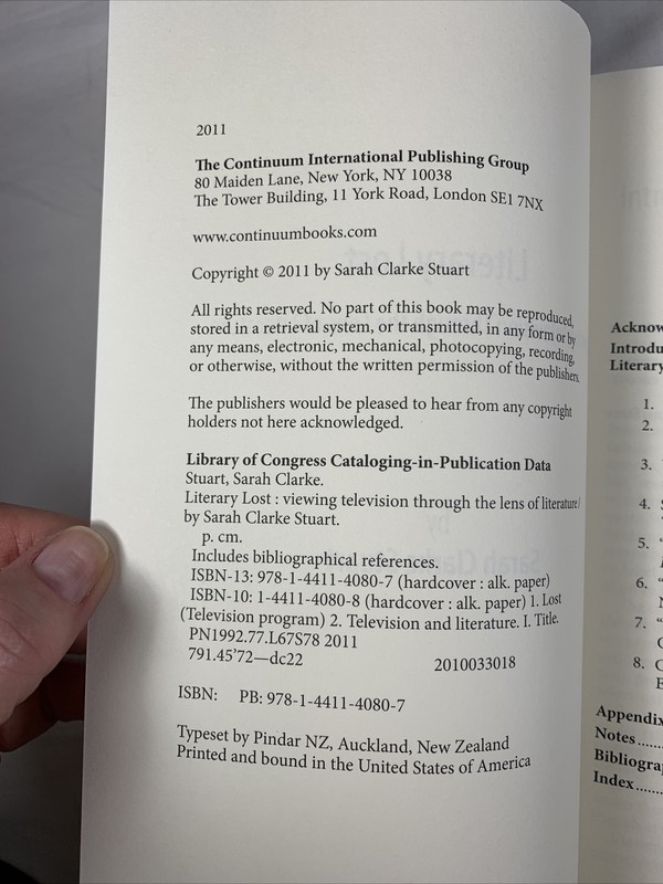 Literary Lost: Viewing Television- Sarah Clarke Stuart gallery