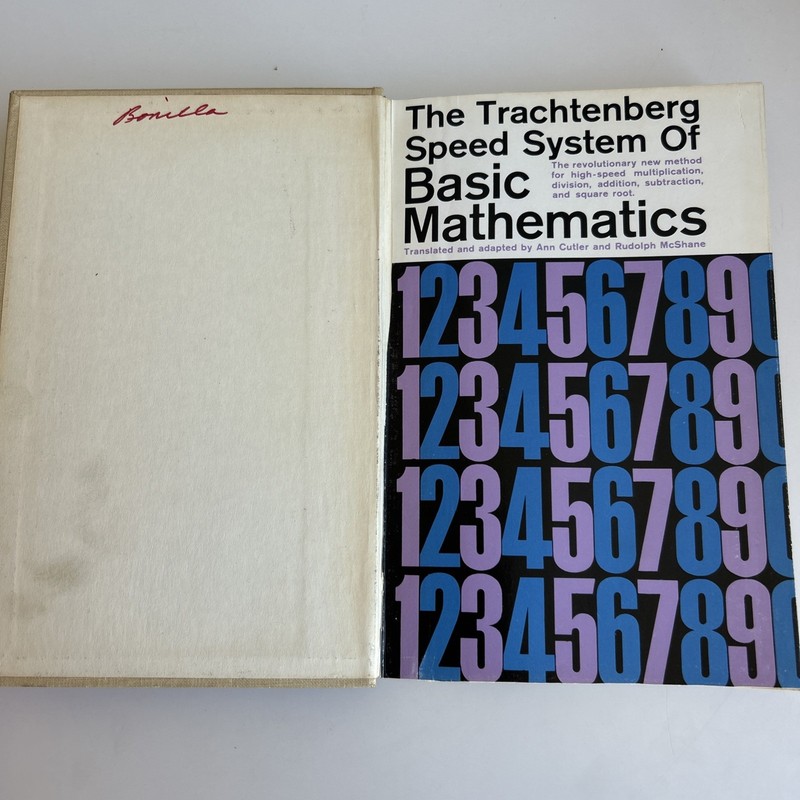 The Trachtenberg Speed System of Basic Mathematics by Cutler, Mcshane 1960