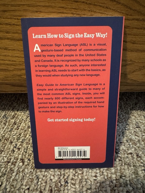 Easy Guide to American Sign Language : Learn the Basics Fast by Lora Heller... gallery