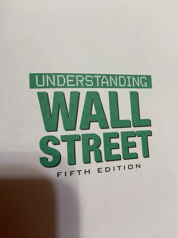 Understanding Wall Street by Jeffrey B. Little - Like New gallery