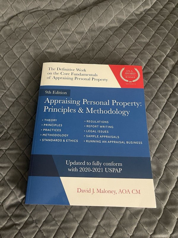 Appraising Personal Property: Principles And Methodology, 9th Edition 2020