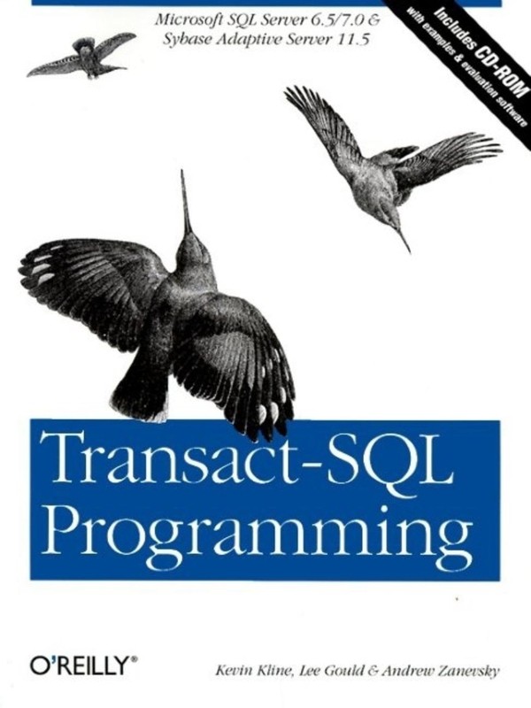 Transact-SQL Programming: Covers Microsoft SQL Server 6.5 /7.0 and Sybase Ad…