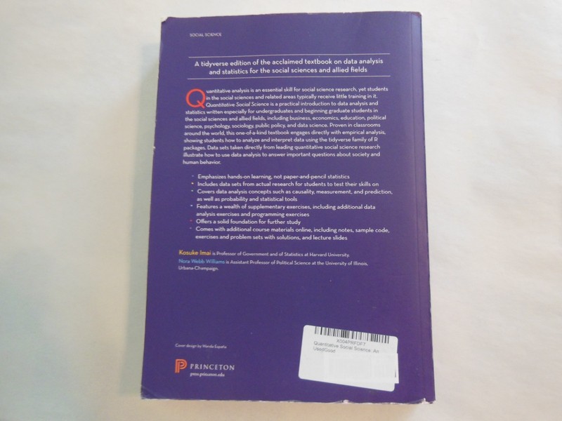 Quantitative Social Science : An Introduction in Tidyverse by Nora Webb Williams gallery