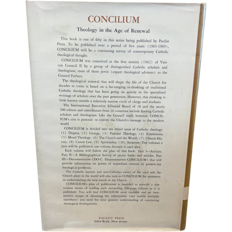 The Church and the Liturgy Vol 2 Hardcover Concilium Series gallery