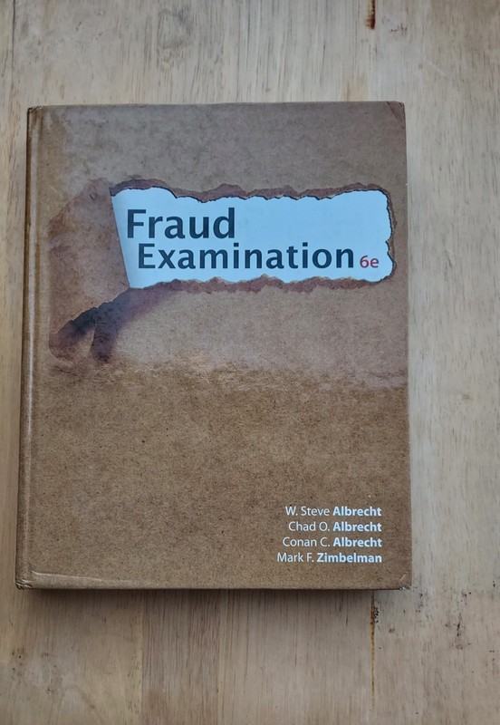 Fraud Examination, 6th Edition MindTap Accounting Cengage