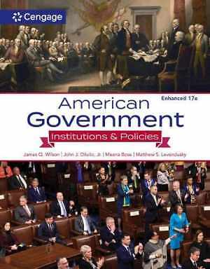 American Government: Institutions – Paperback, by Wilson James Q.; – Very Good
