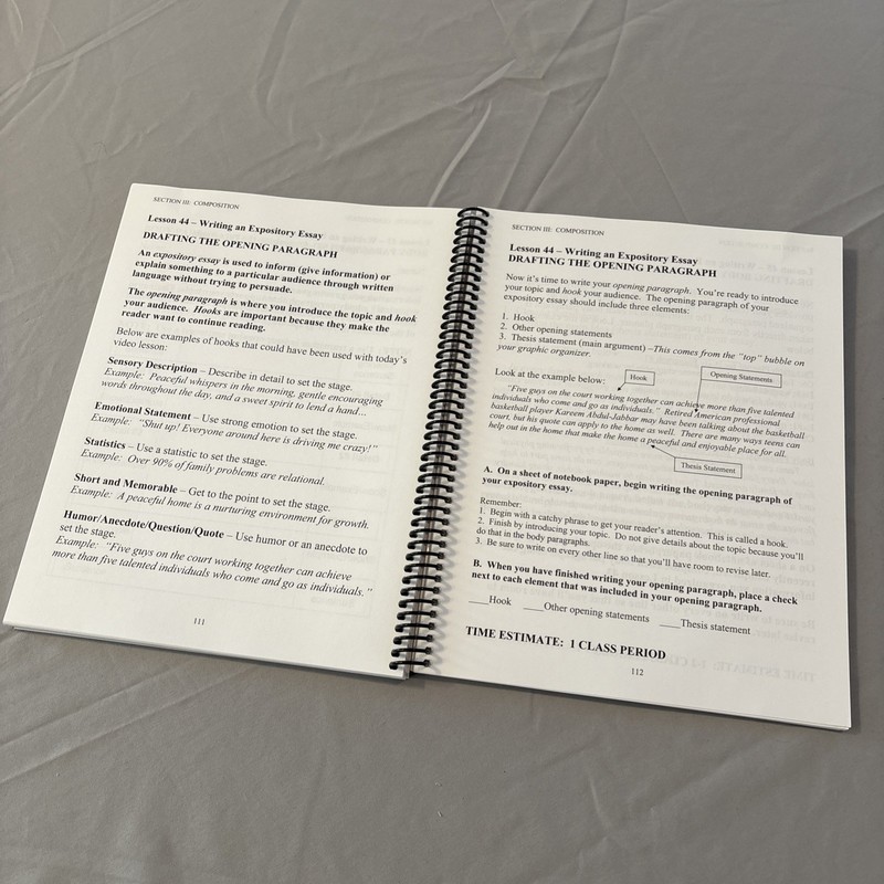 Essentials in Writing Level 8 2nd Edition EIW Student Book and Dvds Homeschool gallery