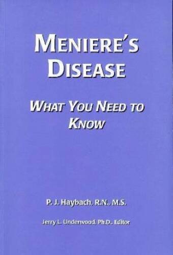 Menieres Disease : What you need to know – Paperback – VERY GOOD