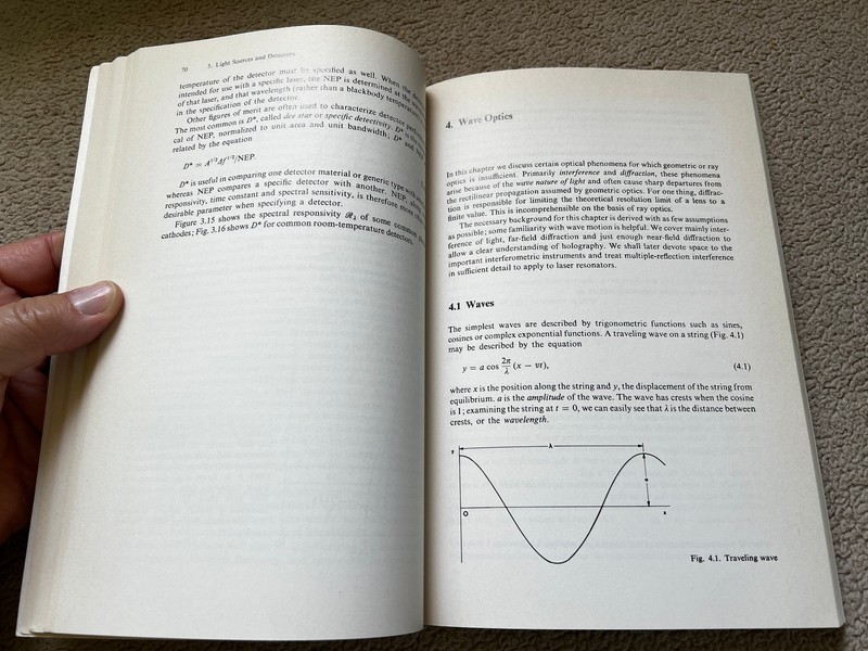 Optics and Lasers Including Fibers & Integrated Optics Young M. 1984 Paperback gallery
