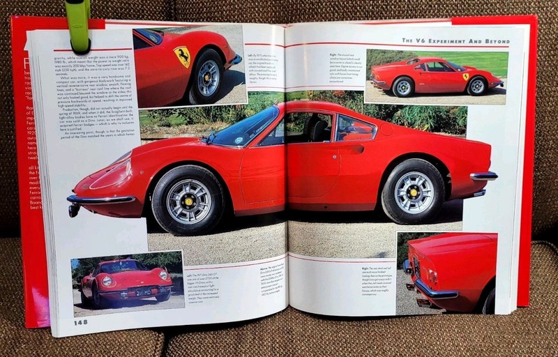 Exc THE COMPLETE FERRARI MODELS 166 TO 512TR ROGER HICKS 12"X 14.5" 1994 HC + DJ gallery
