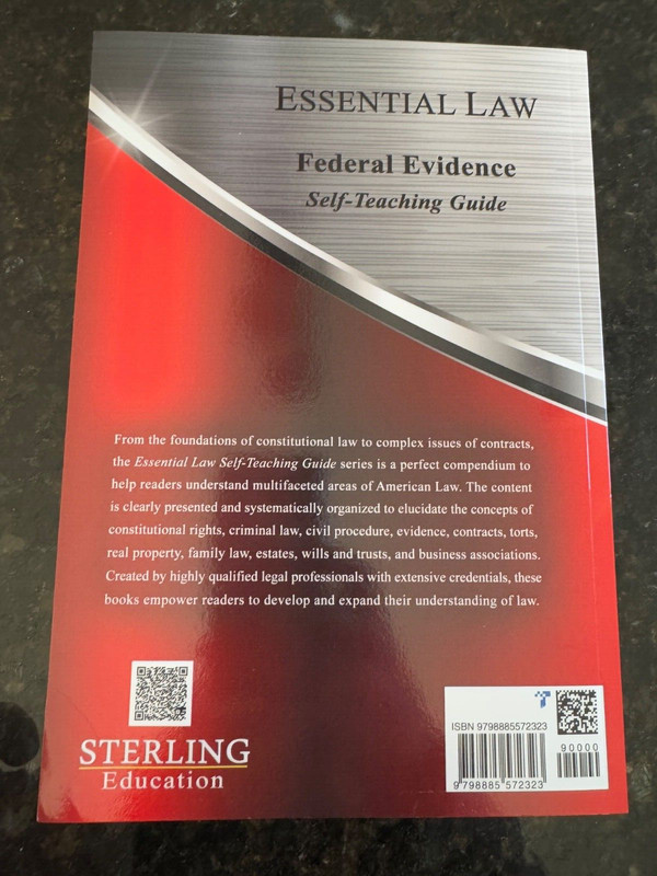 Essential Law Federal Evidence -Self Teaching Guide 5th-Court & Judicial Process gallery