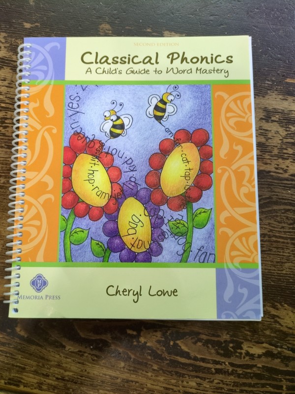 Classical Phonics Cheryl Lowe Memoria Press Ring Bound Second Edition