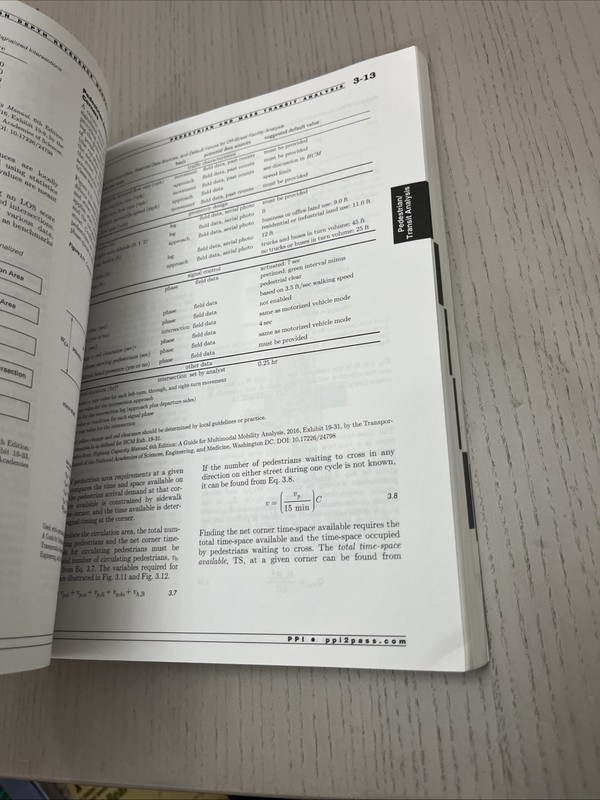 PPI Transportation Depth Reference Manual for the PE Civil Exam, 3rd Edition - a gallery
