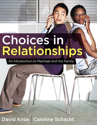 Choices in Relationships: An Introducti…, Knox, David