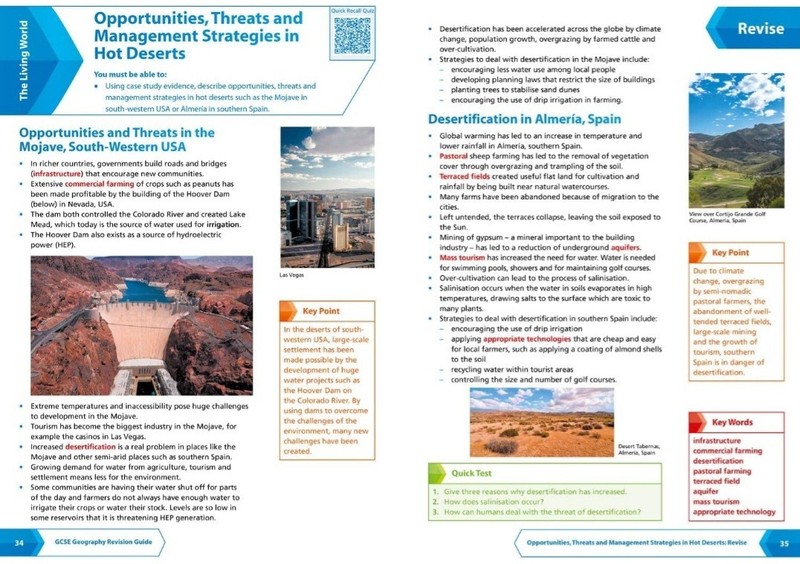 AQA GCSE 9-1 Geography Complete Revision And Practice 3 In 1 With Online Quizzes gallery