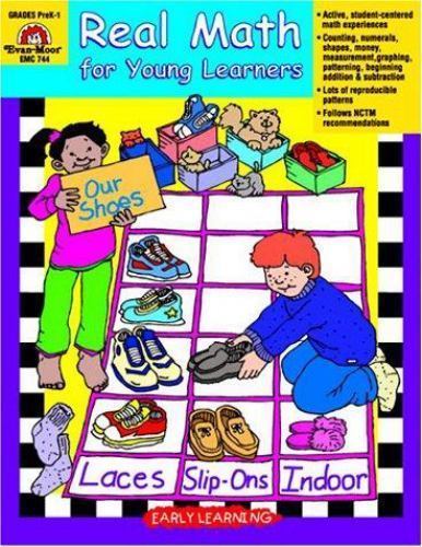 Early Learning Ser.: Real Math for Young Learners by Evan-Moor (1998, Trade…