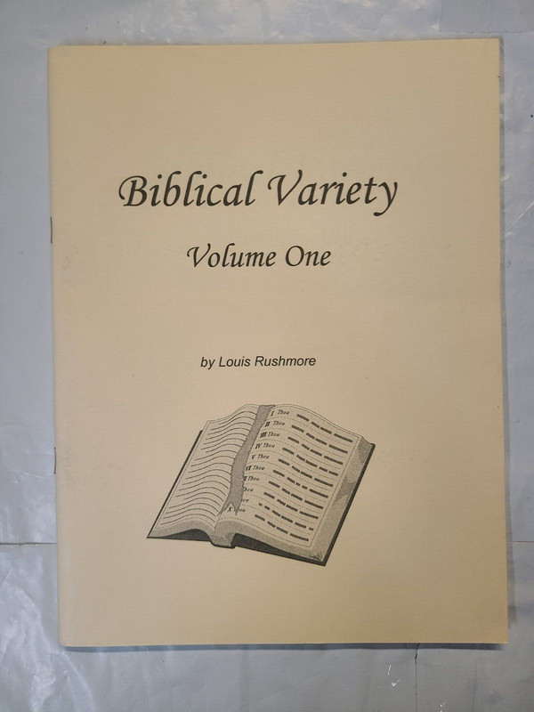 Lot of 2 by Louis Rushmore DIGGING UP THE PAST + BIBLICAL VARIETY VOL 1 / LN gallery