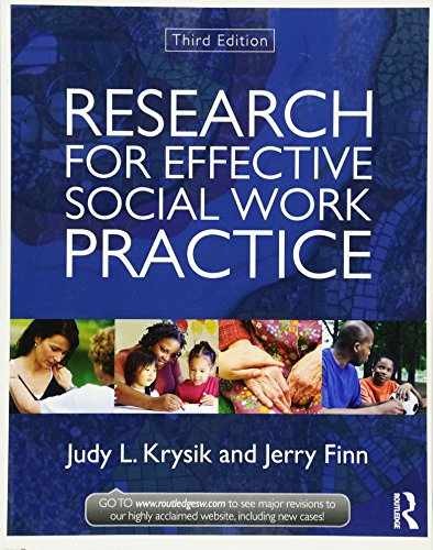Research for Effective Social Work – Paperback, by Krysik Judy L. – Acceptable r