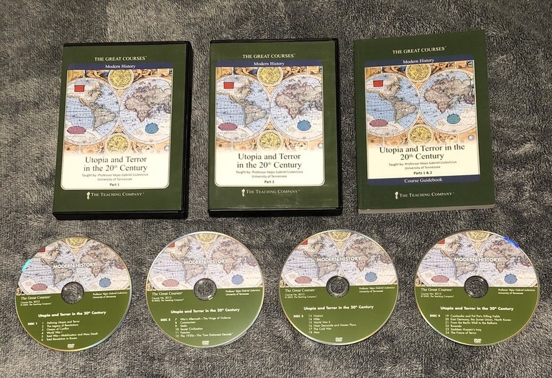 Utopia and Terror in the Twentieth Century Parts 1 & 2 (4 DVD Set & Guidebook)