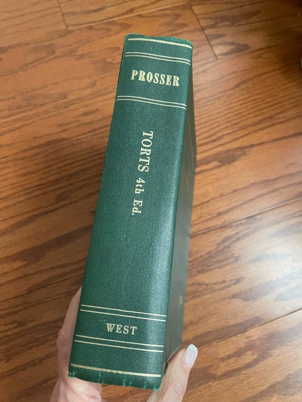The Law of Torts Hornbook by William Prosser 4th Edition West Publishing Co. gallery