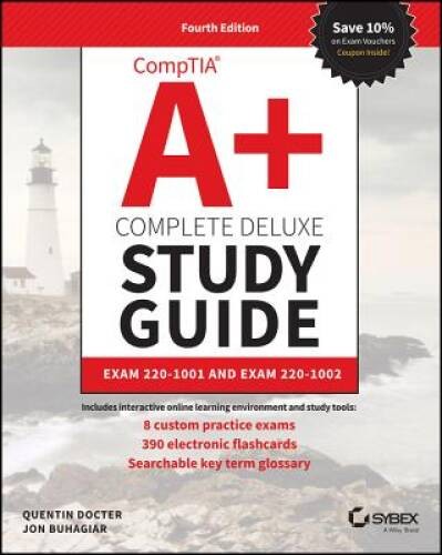 CompTIA A Complete Deluxe Study Guide: Exam 220-1001 and Exam 220-1002 – GOOD