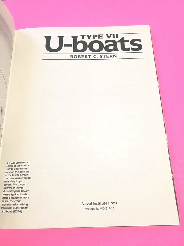 Type VII U-Boats, by Robert Stern (1991, Hardcover), DJ gallery