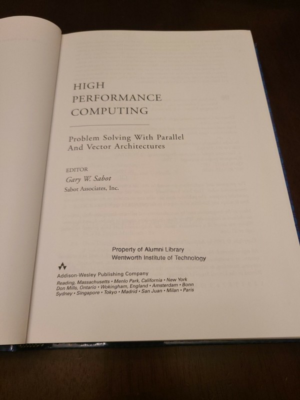 High Performance Computing : Applications and Techniques by Gary Sabot (1995, T… gallery