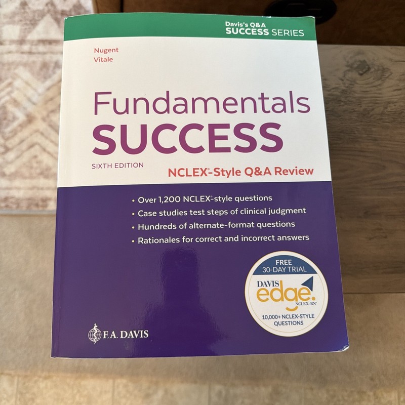 Fundamentals Success : NCLEX®-Style Q&A Review by Barbara A. Vitale (2023